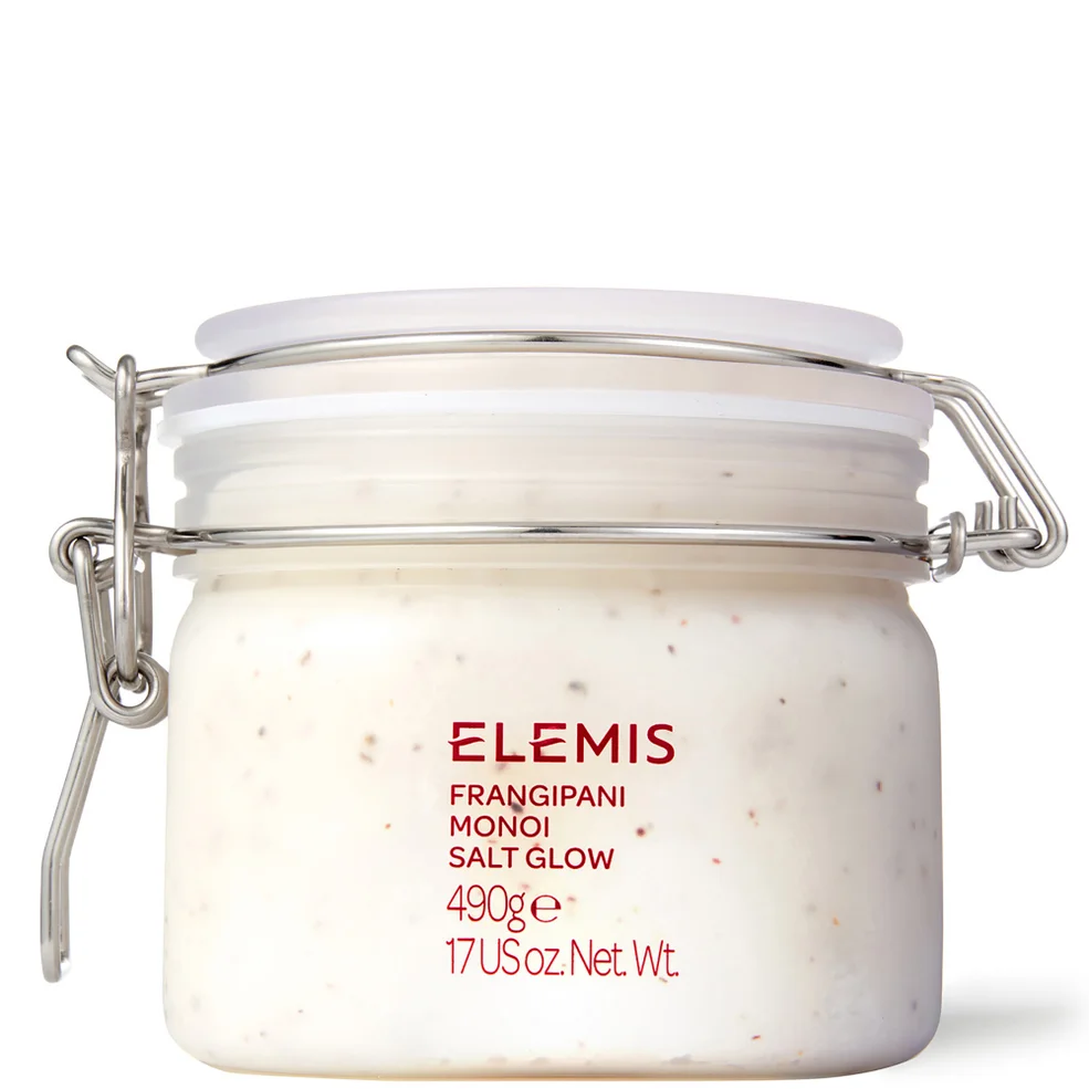 Elemis Frangipani Monoi Salt Glow Body Scrub 490g Image 1