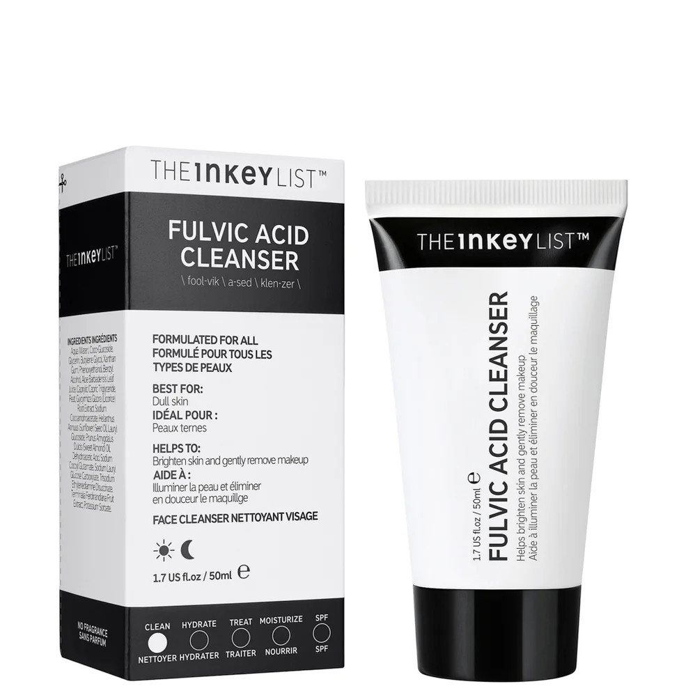 The INKEY List Mini Fulvic Acid Cleanser 50ml Image 1