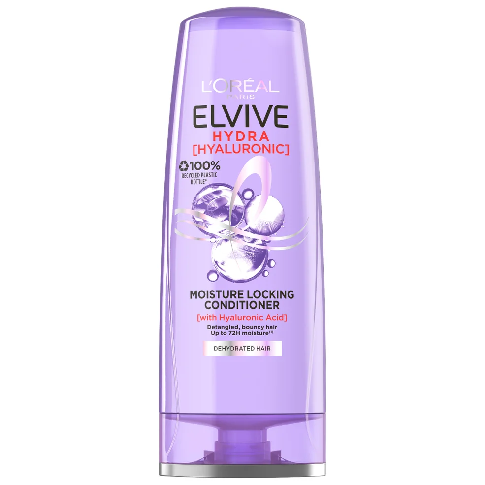 L'Oréal Paris Elvive Hydra Hyaluronic Conditioner with Hyaluronic Acid for Dry Hair 500ml Image 1