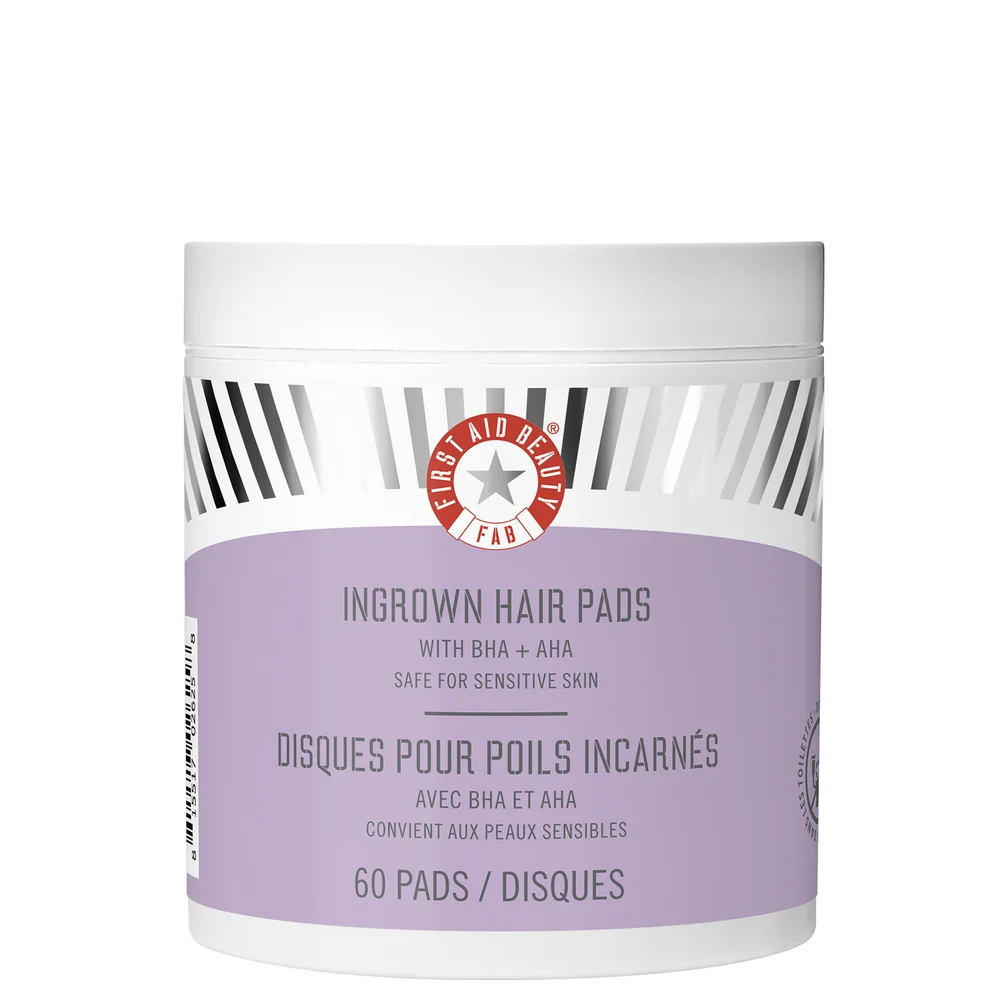 First Aid Beauty BHA and AHA Ingrown Hair Pads (Pack of 60) Image 1