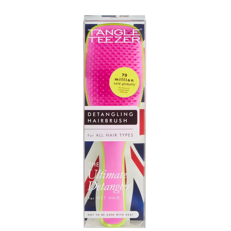 Tangle Teezer Naturally Curly- Cyber Lime and Pink Image 1
