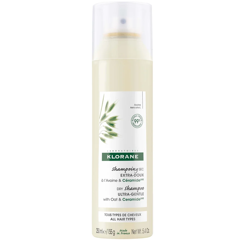 KLORANE Extra-Gentle Dry Shampoo for All Hair Types with Oat and Ceramide LIKE 250ml Image 1