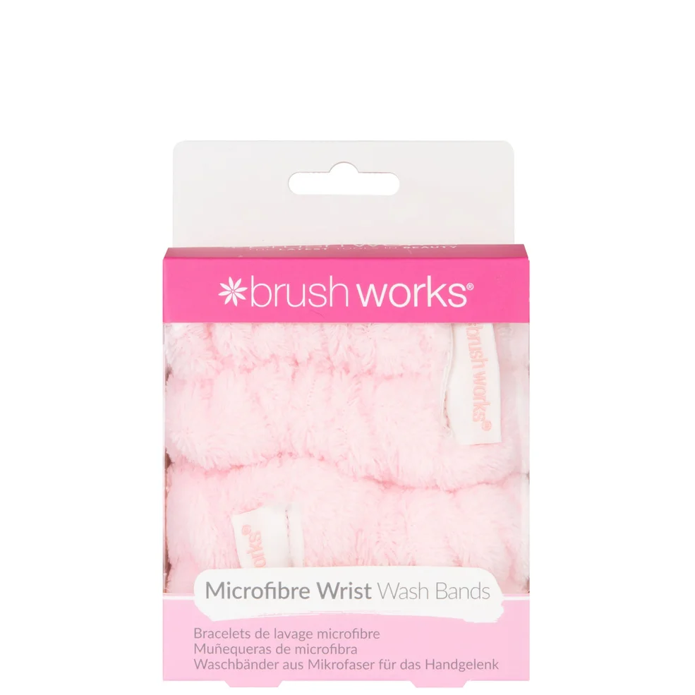Brushworks Microfibre Wrist Wash Bands - 2 Pack Image 1