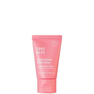 Sand & Sky Australian Pink Clay Porefining Face Mask Deluxe Travel Size 30g - undefined undefined