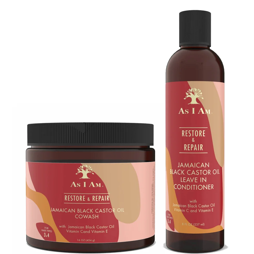 As I Am Jamaican Black Castor Oil - The Detangling Mix Bundle Image 1
