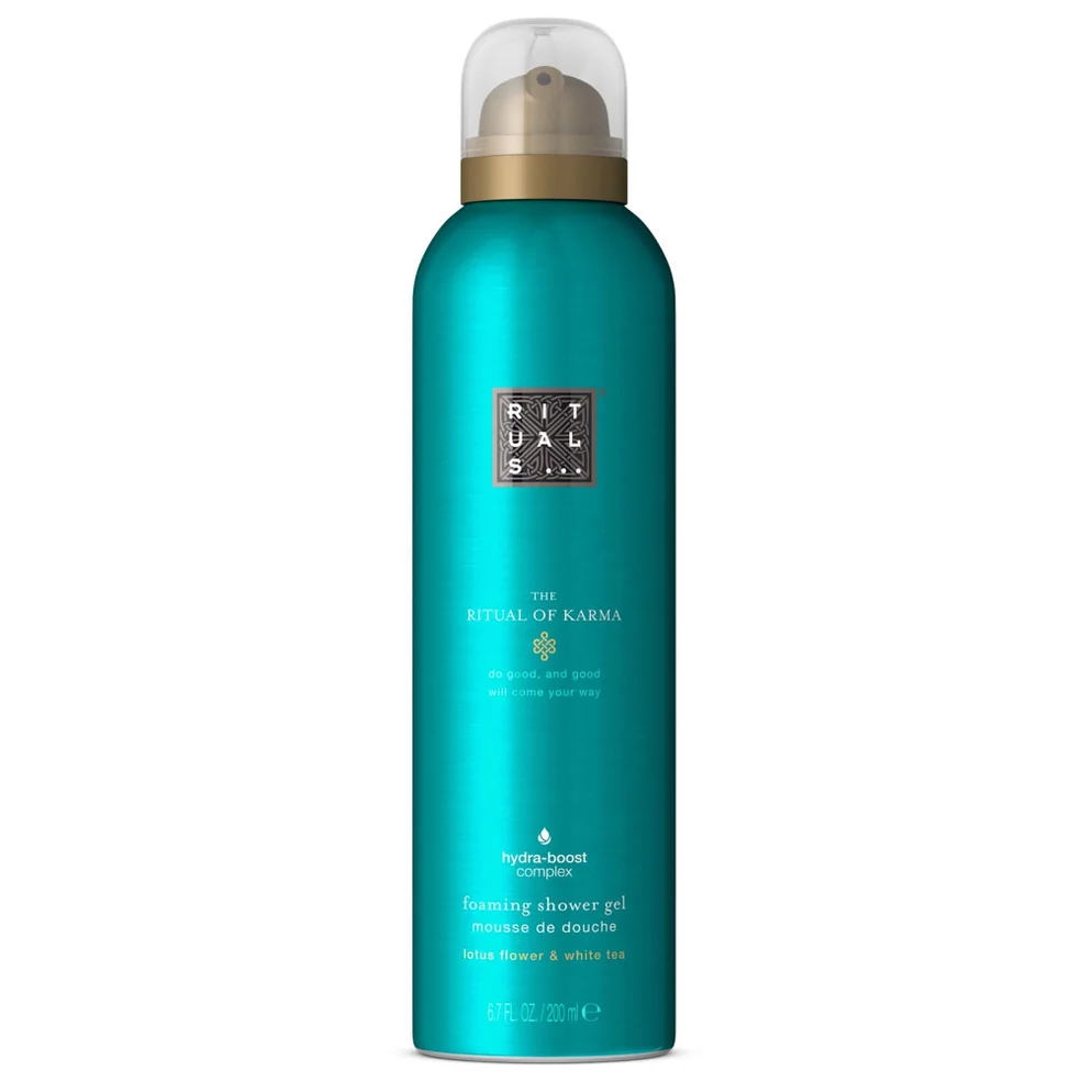 Rituals The Ritual of Karma Delicately Sweet Lotus & White Tea Foaming Body Wash 200ml Image 1