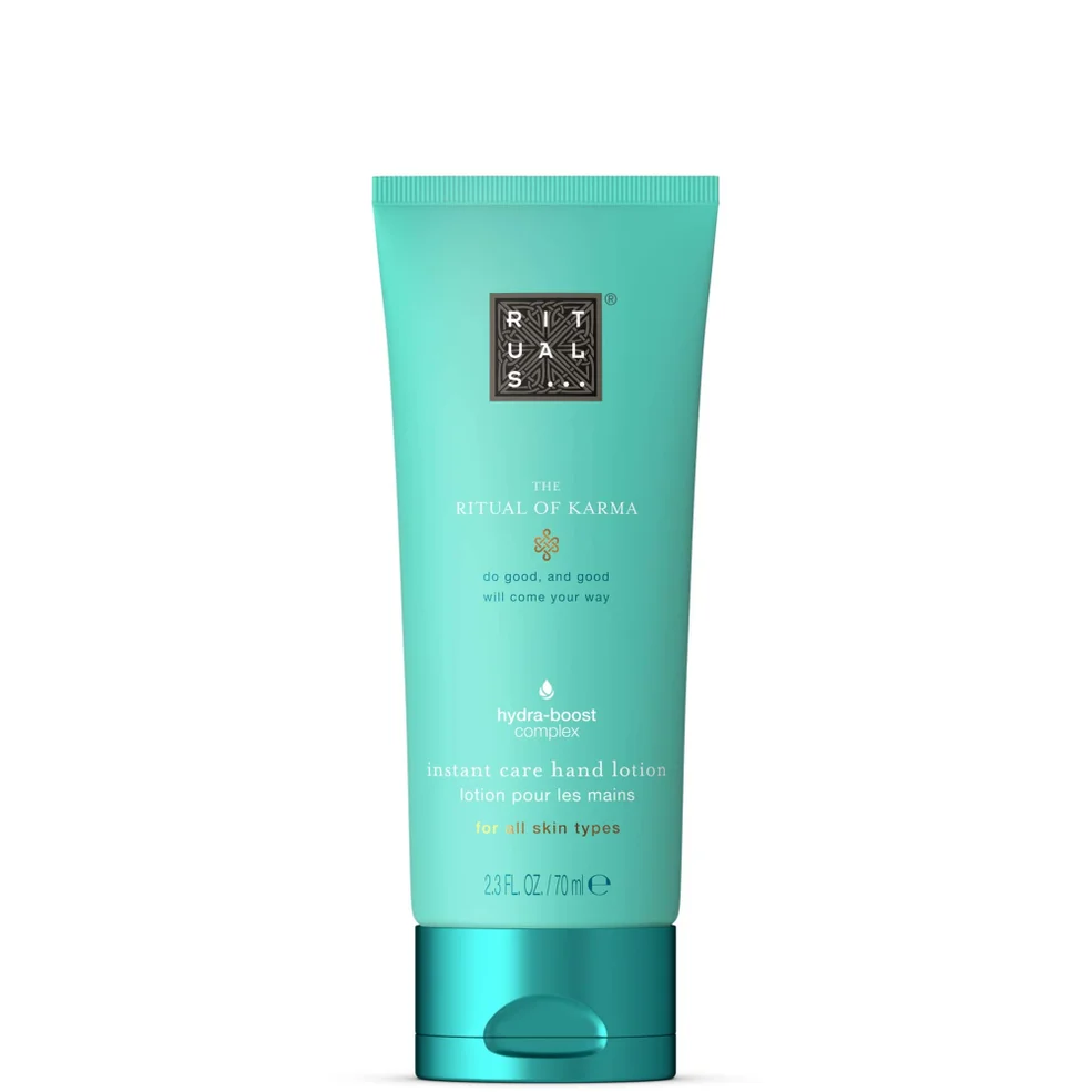 Rituals The Ritual of Karma Delicately Sweet Lotus & White Tea Instant Care Hand Lotion 70ml Image 1