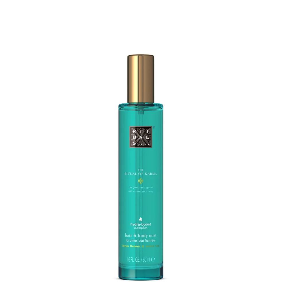 Rituals The Ritual of Karma Delicately Sweet Lotus & White Tea Hair and Body Mist 50ml Image 1
