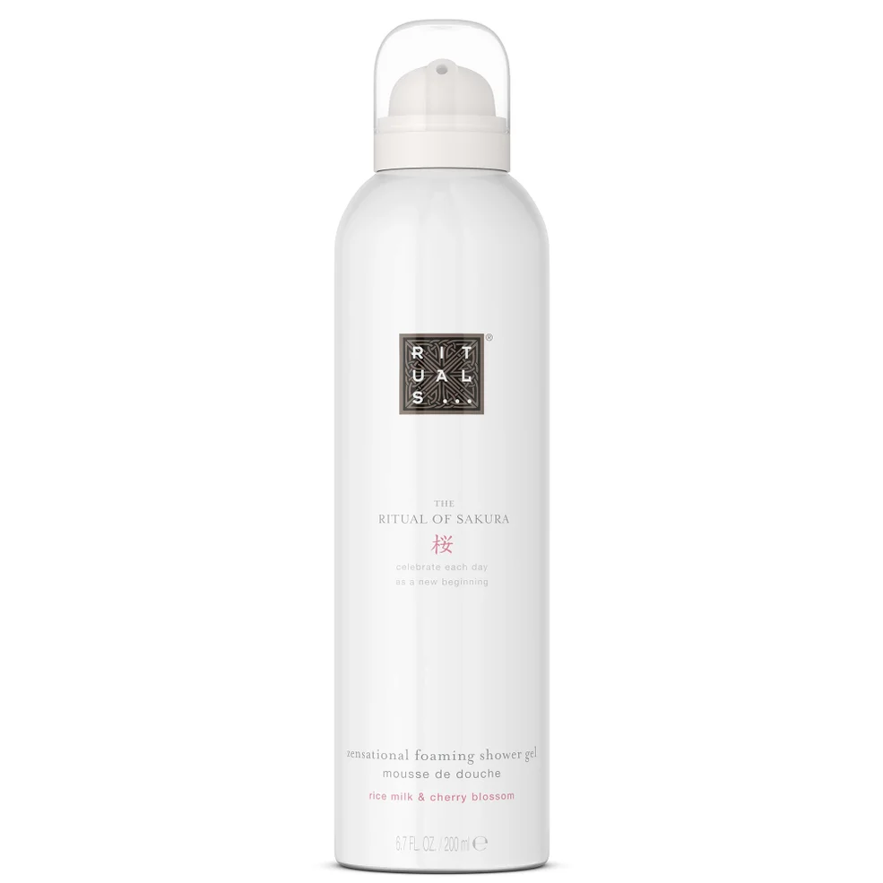 Rituals The Ritual of Sakura Floral Cherry Blossom & Rice Milk Sakura Foaming Body Wash 200ml Image 1