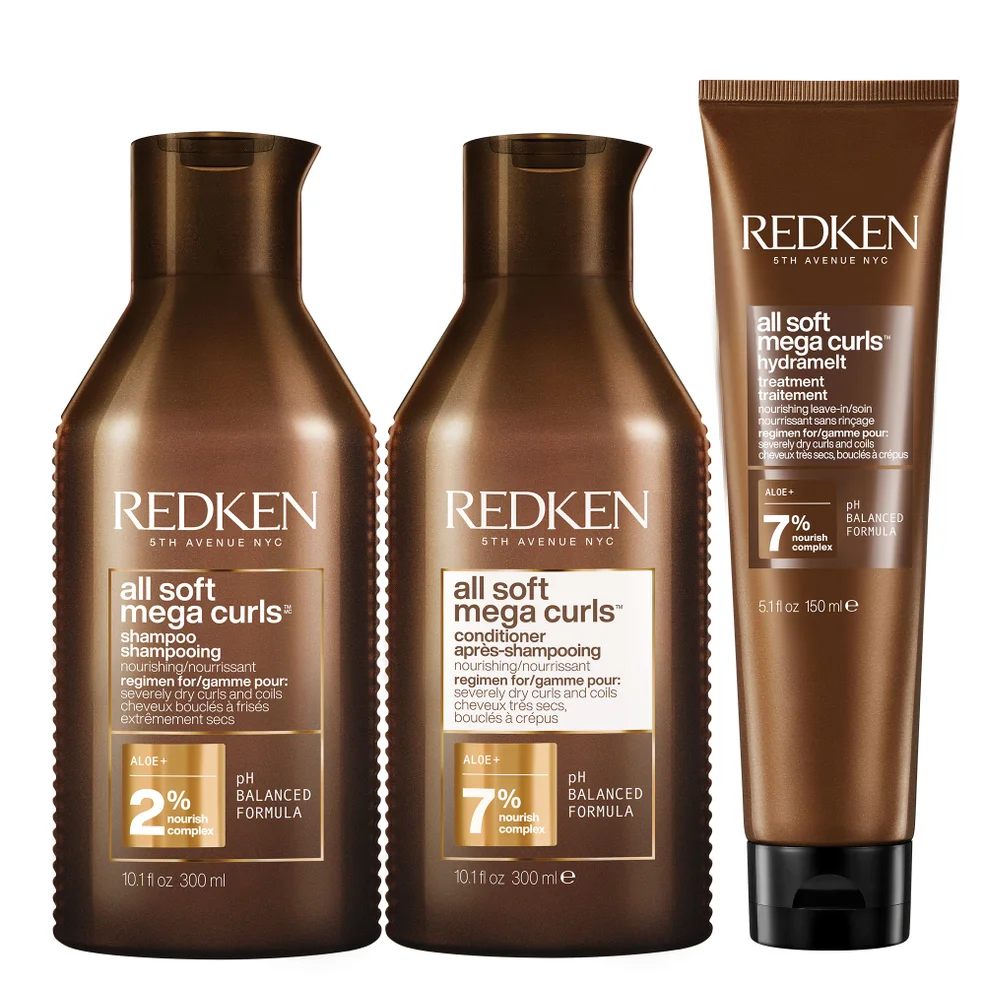 Redken All Soft Mega Curl Intense Hydrating and Nourishing Routine Set for Curly and Coily Hair Image 1