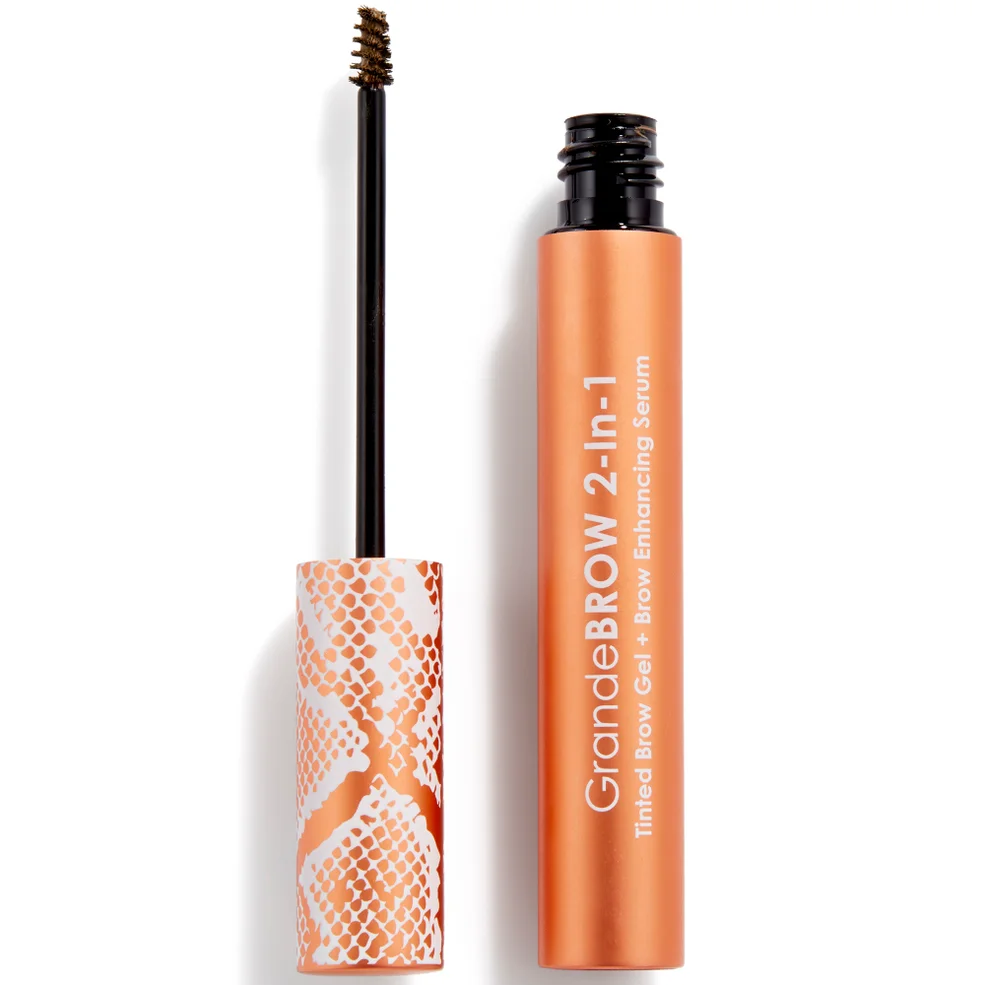 GRANDE Cosmetics GrandeBROW 2-in-1 Tinted Brow Gel and Brow Enhancing Serum 3.5ml (Various Shades) Image 1