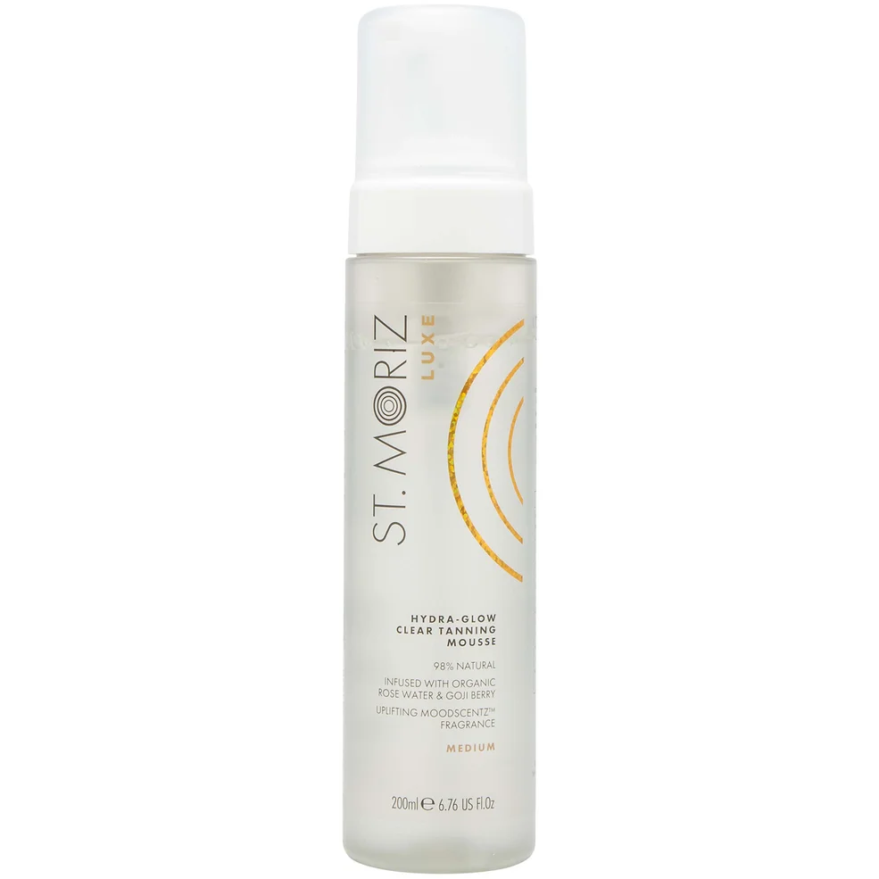 St. Moriz Luxe Hydra-Glow Clear Tanning Mousse - Medium 200ml Image 1