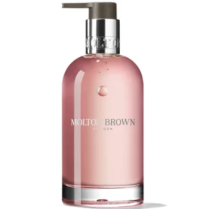 Molton Brown Delicious Rhubarb and Rose Fine Liquid Hand Wash in Glass Bottle 200ml - Size 200ml Glass Bottle