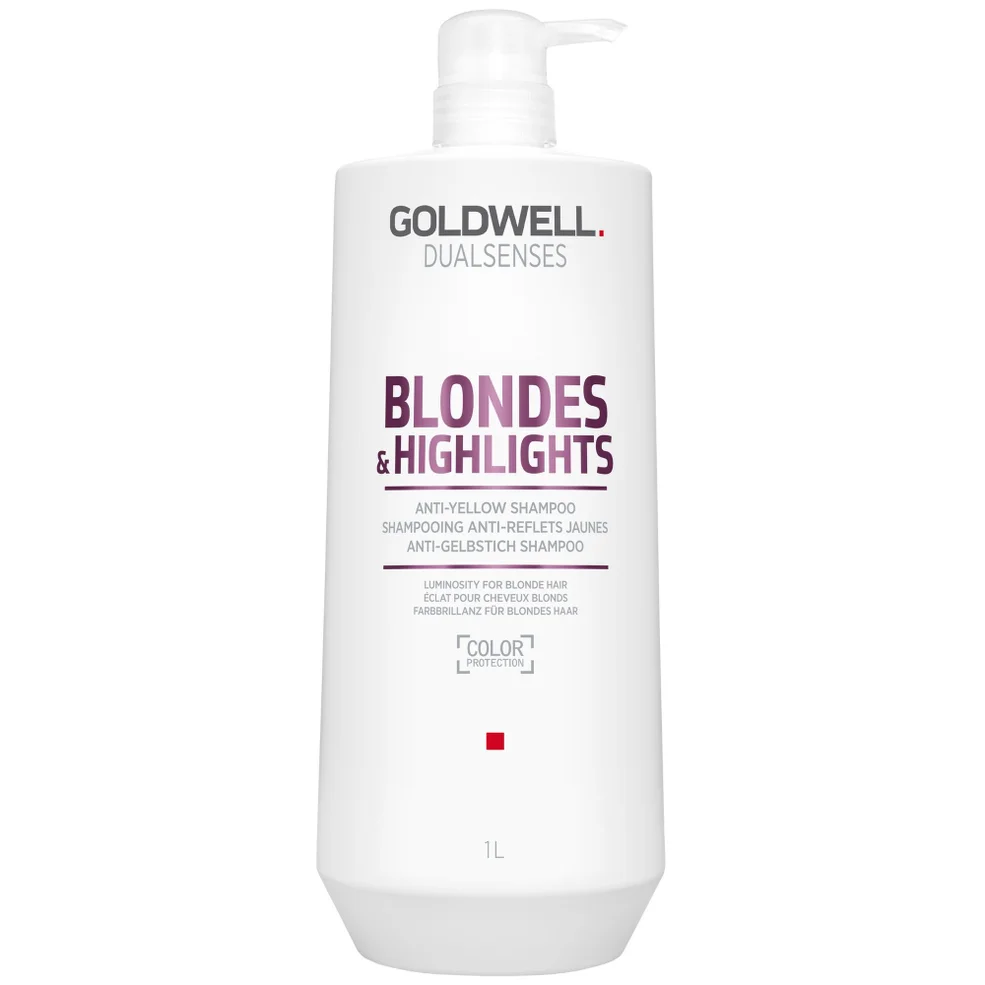 Goldwell Dualsenses Blonde & Highlights Anti-Yellow Shampoo 1000ml Image 1