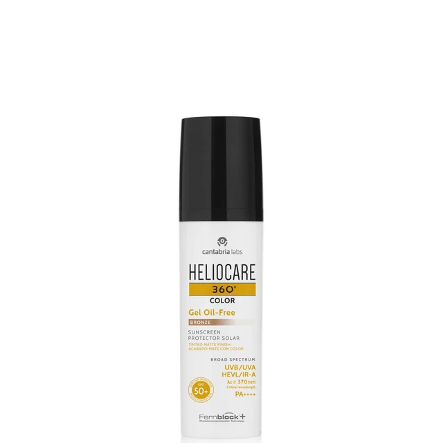 Heliocare 360° Color Gel Oil-Free Sunscreen Protector Bronze SPF 50+ 50ml