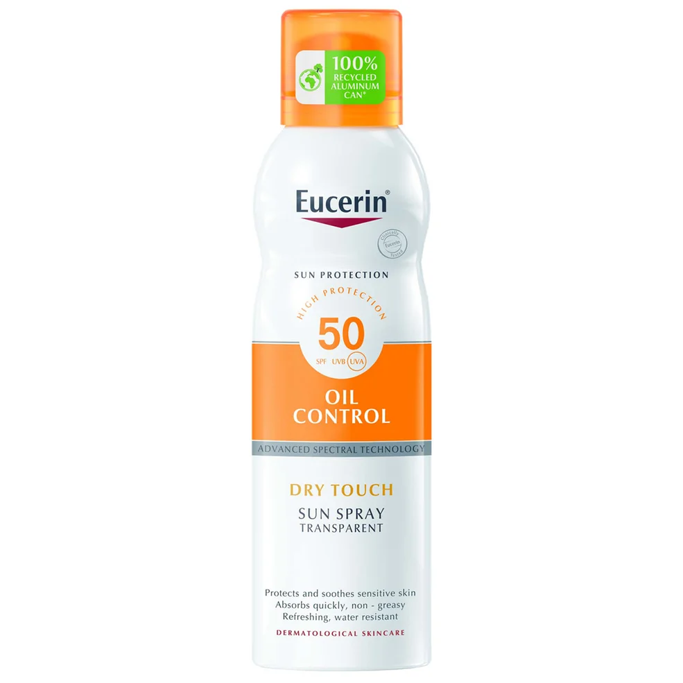 Eucerin Sensitive Protect Transparent Dry Touch Sun Spray SPF50 200ml Image 1