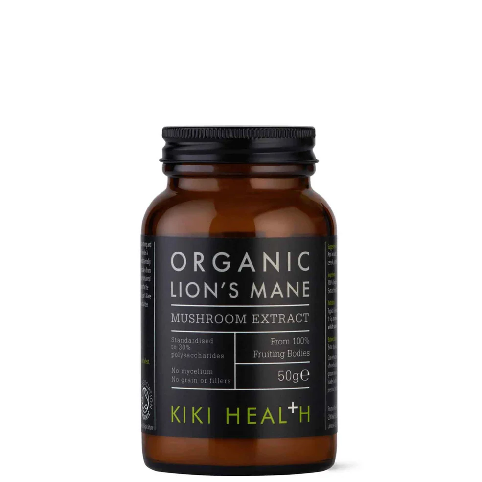 KIKI Health Organic Mushroom Extract Lion's Mane Powder 50g Image 1