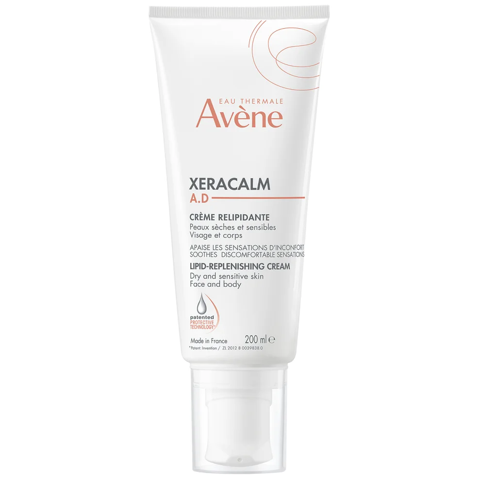 Avène XeraCalm A.D. Lipid-Replenishing Cream Moisturiser for Dry, Itchy Skin 200ml Image 1