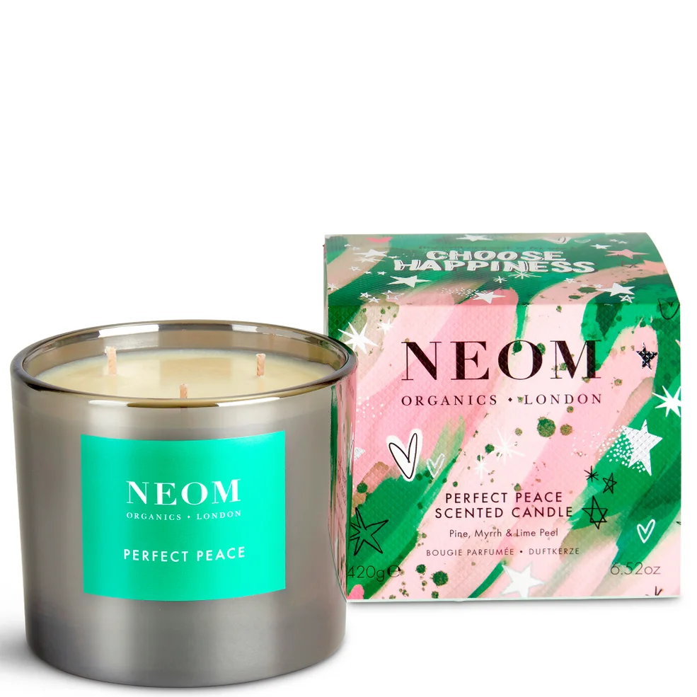 NEOM Perfect Peace 3 Wick Candle 420g Image 1