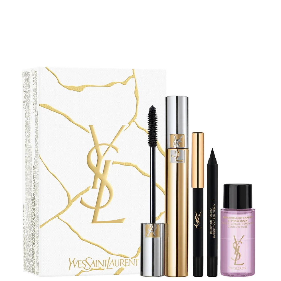 Yves Saint Laurent Effet Volume Faux Cils Mascara, Mini Dessin du Regard and Makeup Remover Gift Set Image 1