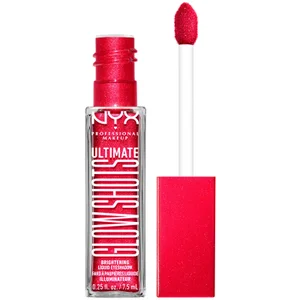 NYX Professional Makeup Ultimate Glow Shots Vegan Liquid Eyeshadow 26g (Various Shades) - Shade Strawberry Stacked