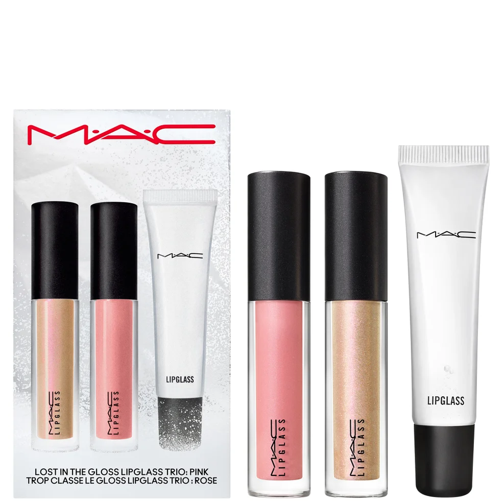 MAC Lost In The Gloss Lipglass Trio - Pink Image 1