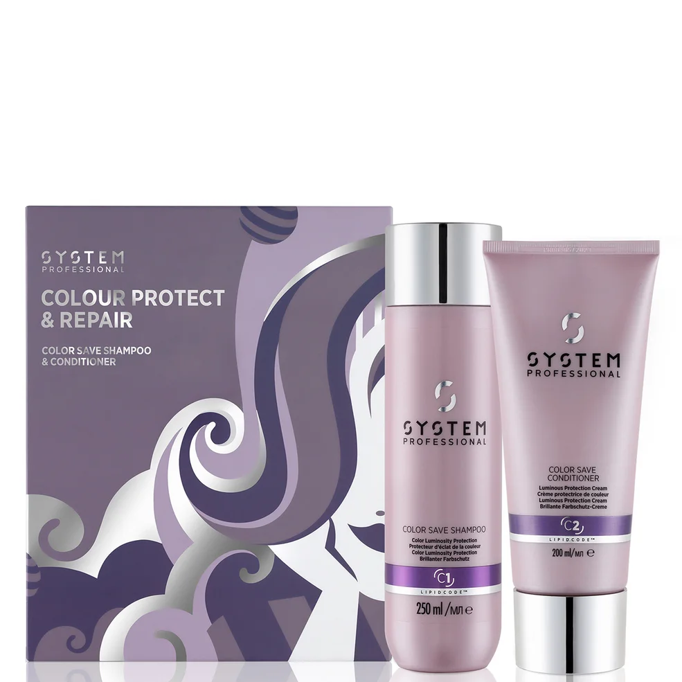 System Professional Color Save Colour Protect and Repair Hair Gift Set Image 1