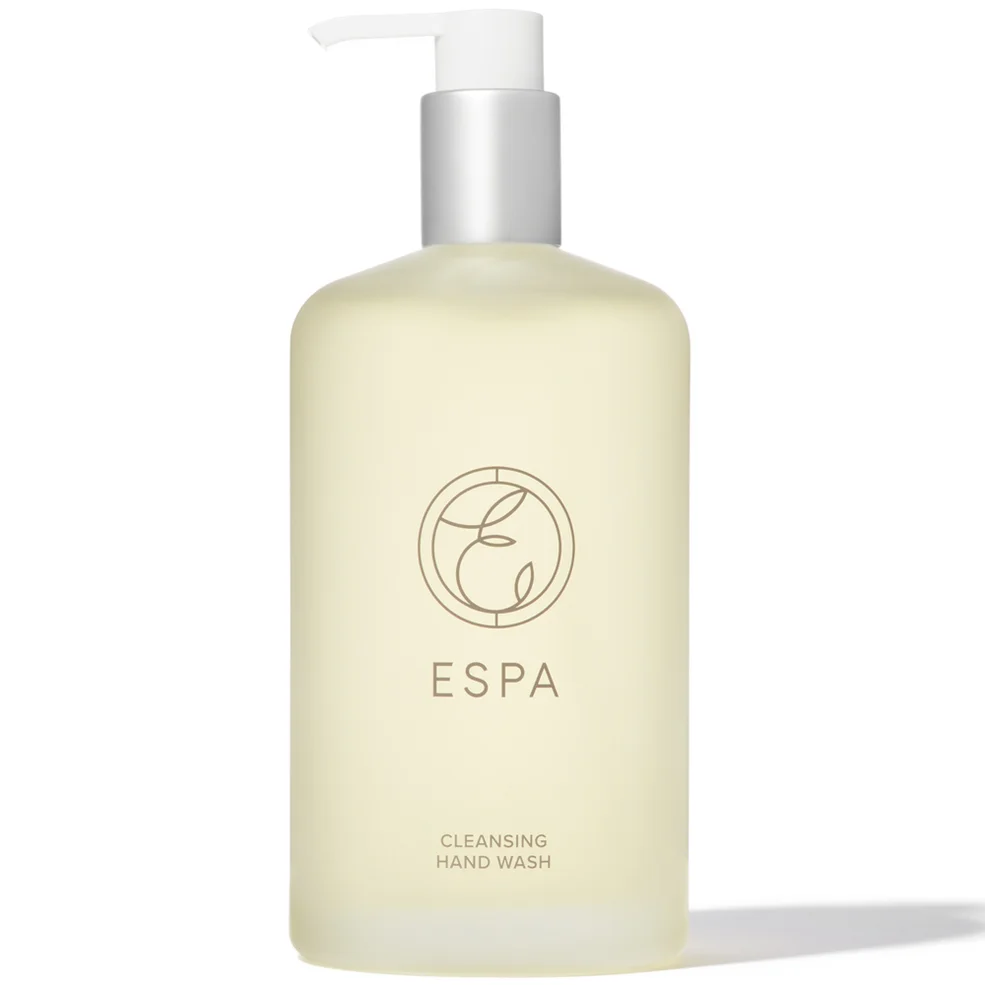 ESPA Bergamot and Jasmine Hand Wash Glass Bottle 400ml Refillable Image 1