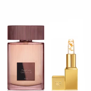 TOM FORD Café Rose Eau de Parfum 50ml and Lip Bundle - undefined undefined
