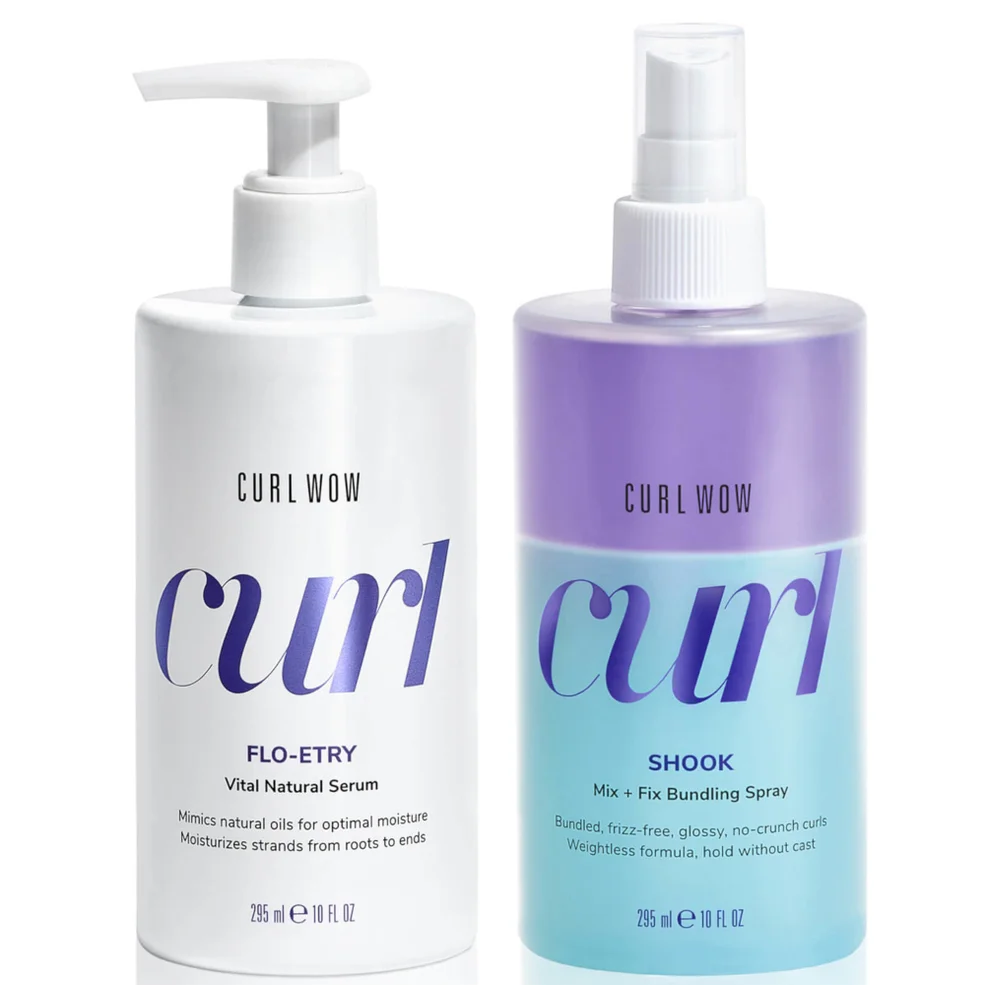 Color Wow Curl Wow Anti-Frizz Curl Styling 295ml Duo Image 1