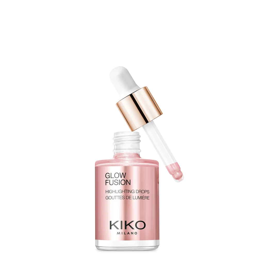 KIKO Milano Glow Fusion Highlighting Drops 10ml - 01 Platinum Rose Image 1