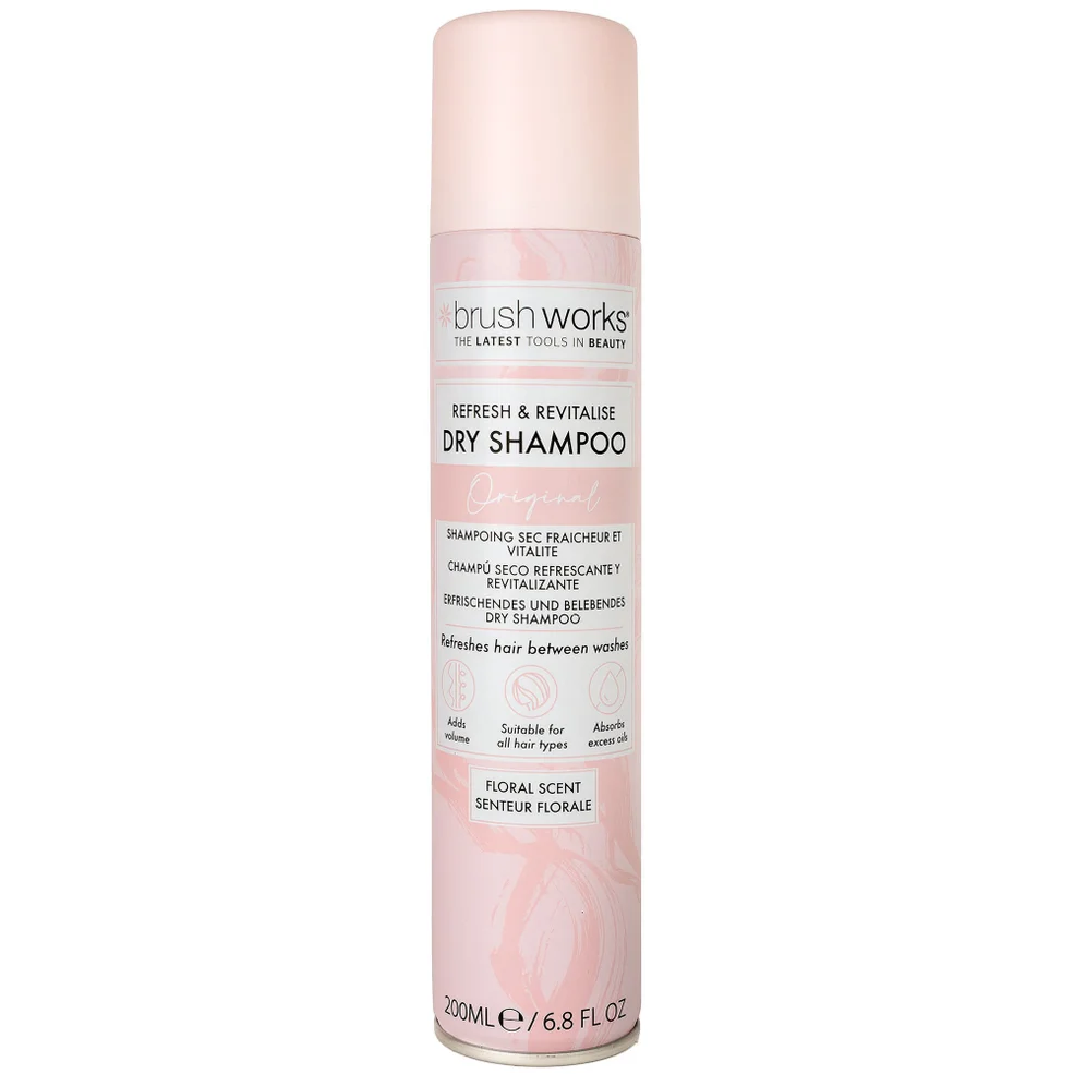 brushworks Refresh & Revitalise Floral Dry Shampoo 200ml Image 1