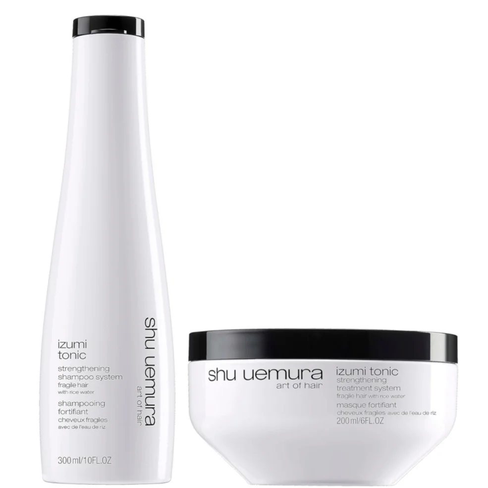Shu Uemura Art of Hair Izumi Tonic Rice Water Shampoo and Hair Mask Routine Image 1
