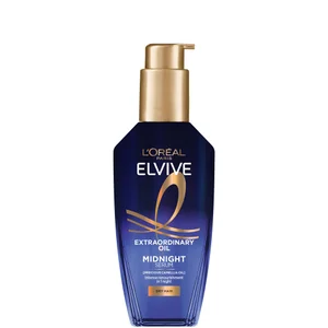 L'Oréal Paris Elvive Extraordinary Oil Midnight Renourishing Hair Treatment Serum for Dry Hair 100ml - undefined undefined