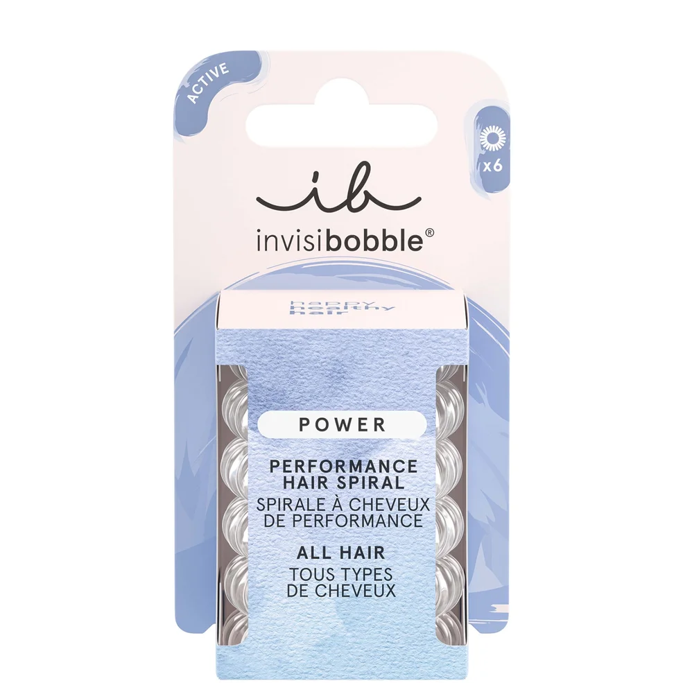 invisibobble Power Hair Tie Crystal Clear - Pack of 6 Image 1