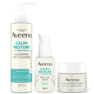 Aveeno Face Calm and Restore Morning Nourish Routine - undefined undefined