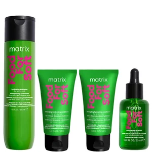 Matrix Food for Soft Shampoo, Oil and 2 x Travel Size Conditioners Bundle with Avocado Oil and Hyaluronic Acid for Dry Hair - undefined undefined
