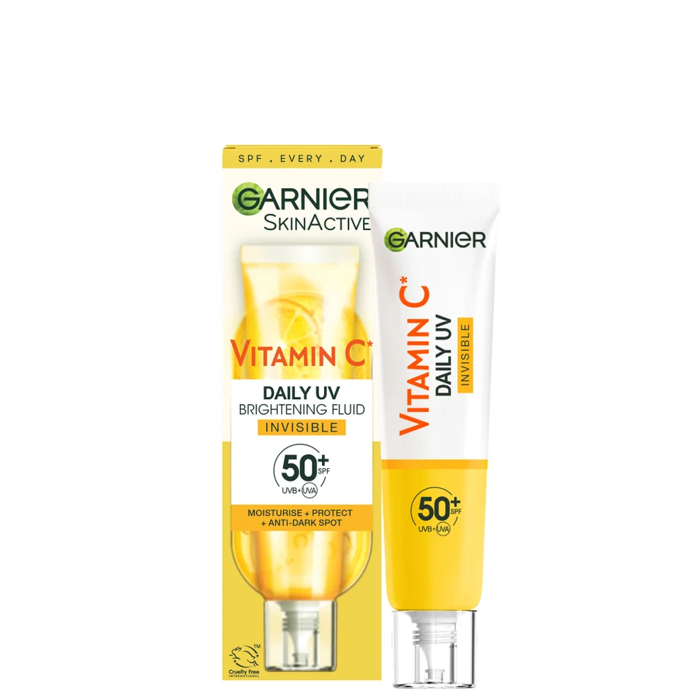 Garnier Vitamin C Daily UV Brightening Fluid Invisible SPF 50+ 40ml Image 1