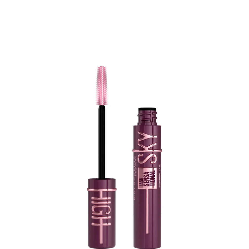 Maybelline Lash Sensational Sky High Volumizing and Thickening Eyelash Lengthening Mascara - Burgundy Haze Image 1