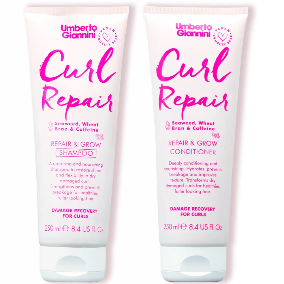 Umberto Giannini Curl Repair Shampoo and Conditioner Duo Image 1