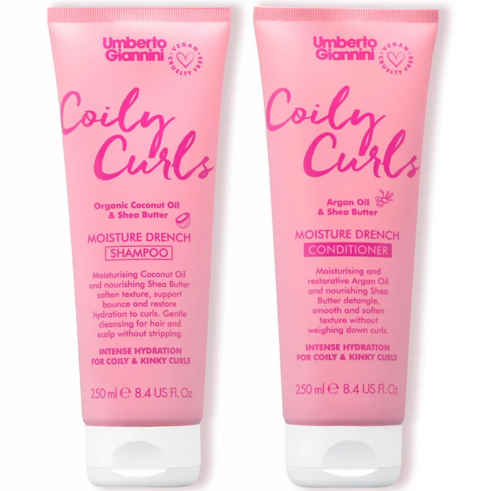 Umberto Giannini Coily Curls Shampoo and Conditioner Duo Image 1
