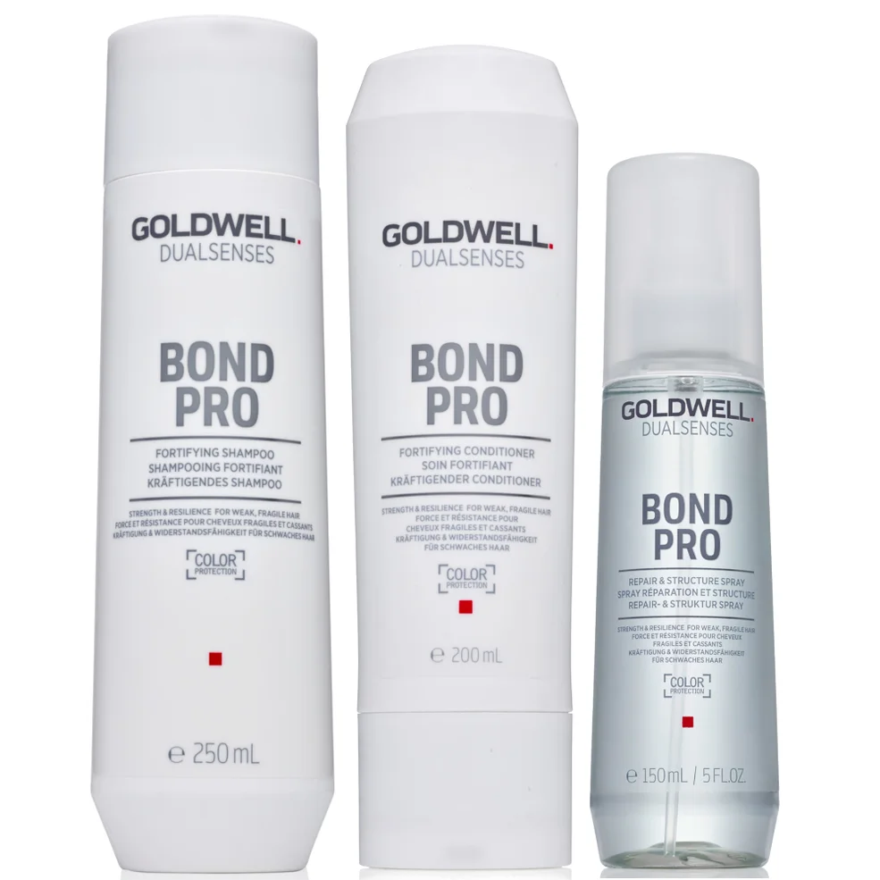 Goldwell Dualsenses BondPro+ Hair Bond Boosting Trio Image 1