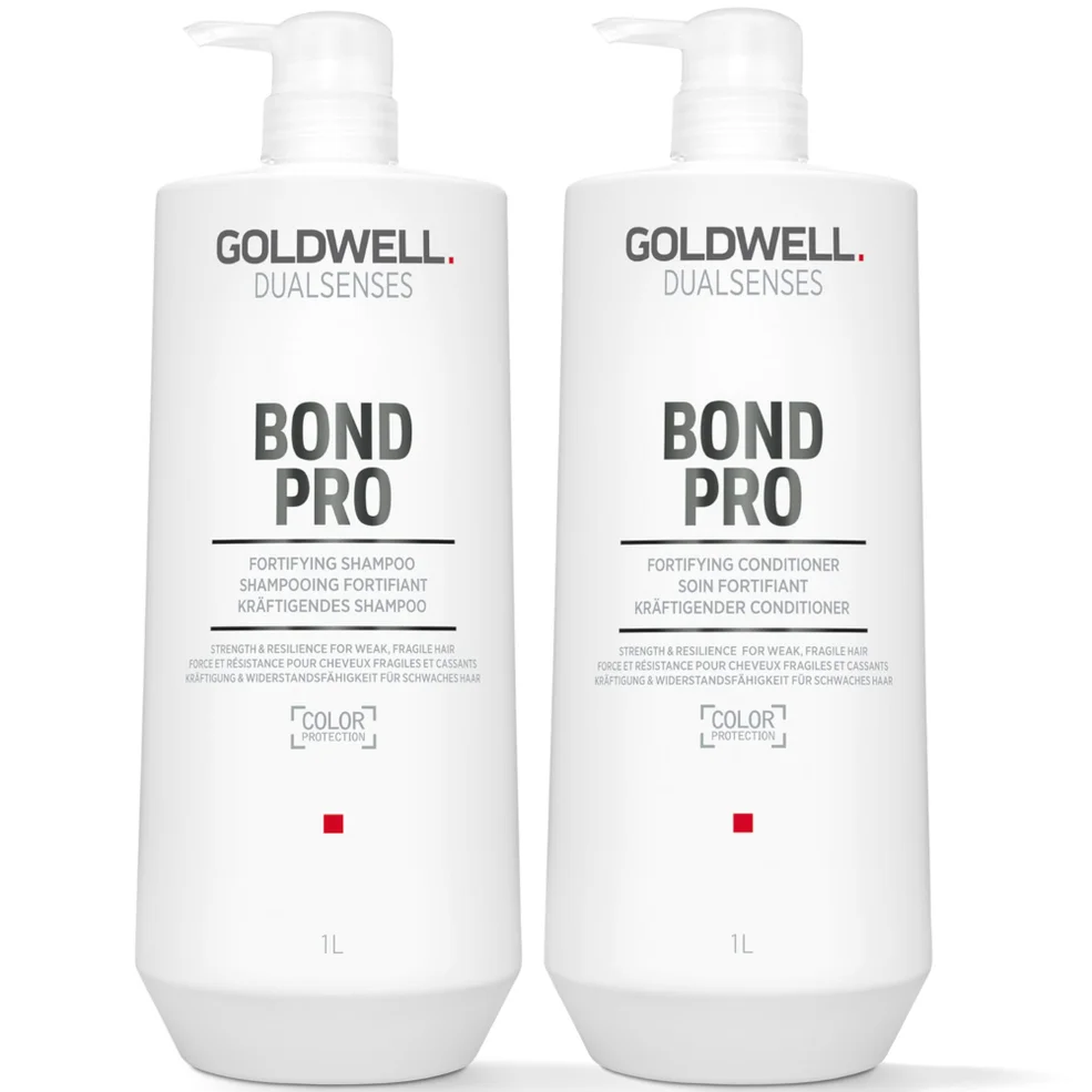Goldwell Dualsenses BondPro+ Shampoo and Conditioner 1L Duo Image 1