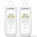 Goldwell Dualsenses Rich Repair Restoring Shampoo and Conditioner 1L Duo