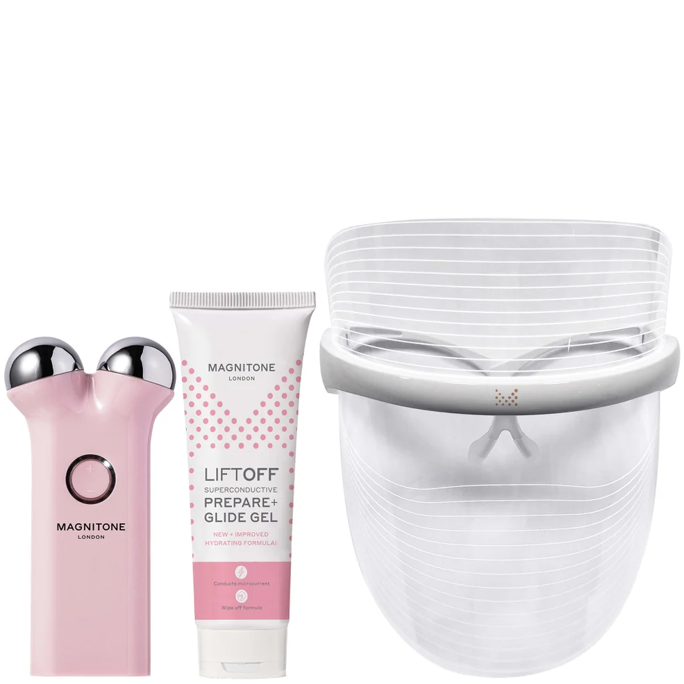 MAGNITONE London LiftOff Microcurrent and GetLit LED Face Mask Hero Bundle Image 1