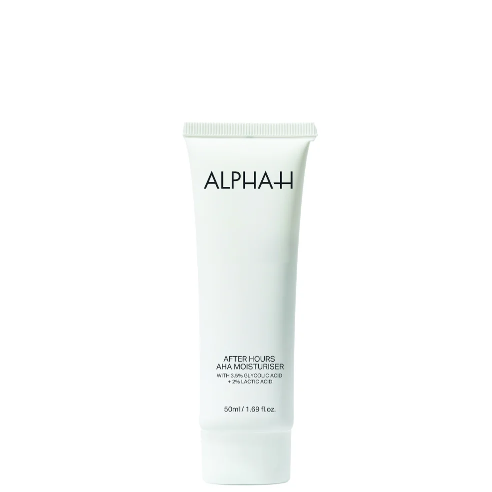 Alpha-H After Hours AHA Moisturiser with 3.5% Glycolic Acid + 2.5% Lactic Acid 50ml Image 1