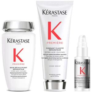 Kérastase Première Decalcifying Shampoo and Conditioner Duo with Travel Size Pre-Shampoo for Damaged Hair - undefined undefined