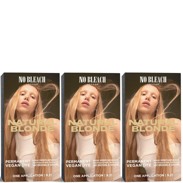 BLEACH LONDON Natural Blonde Permanent Kit Trio