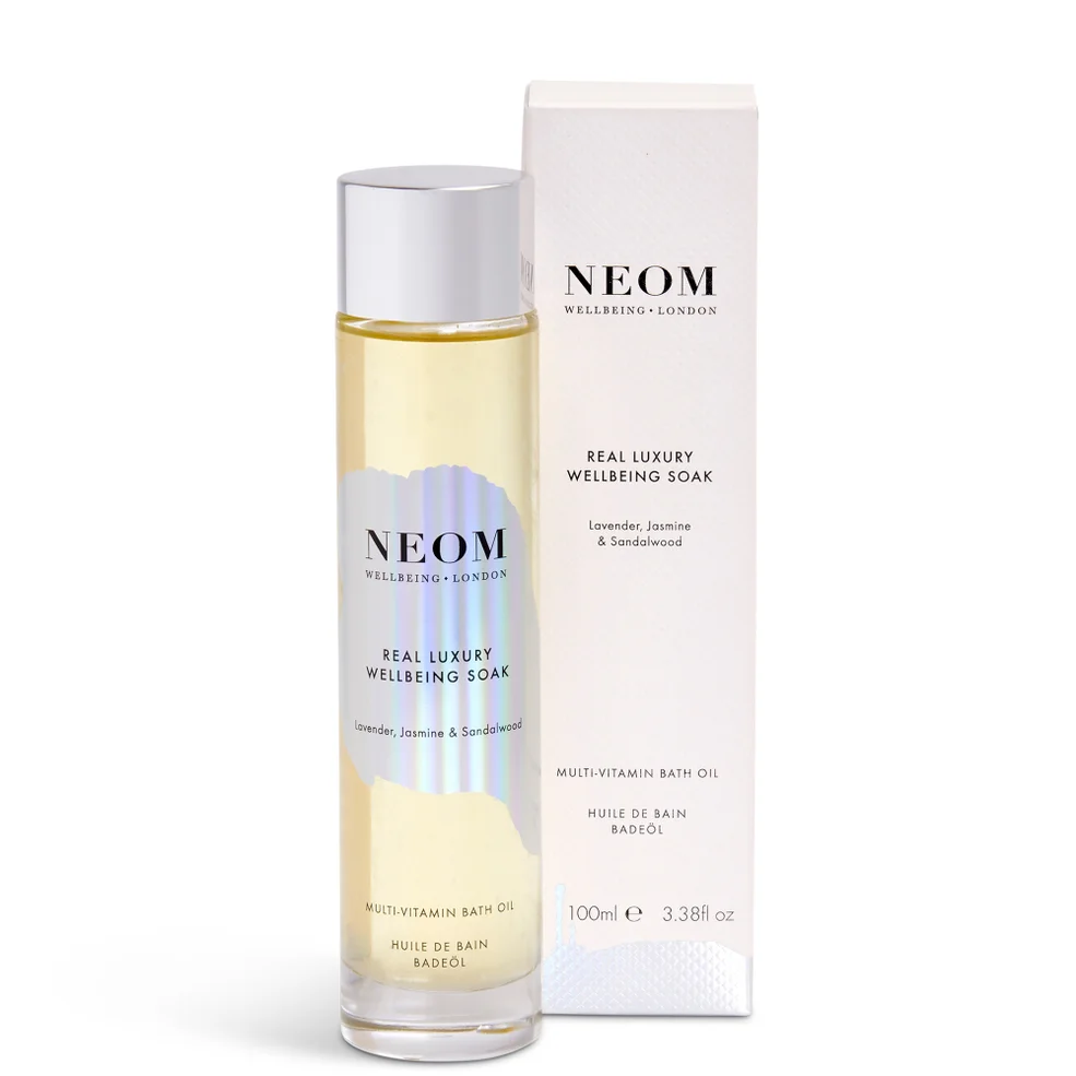 NEOM Real Luxury Wellbeing Soak Multi-Vitamin Bath Oil 100ml Image 1