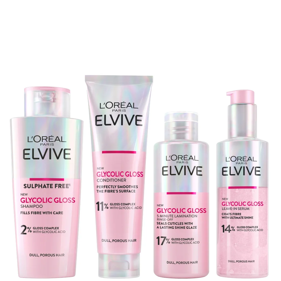L'Oréal Paris Elvive Glycolic Gloss Glossing Routine for Dull Hair Image 1